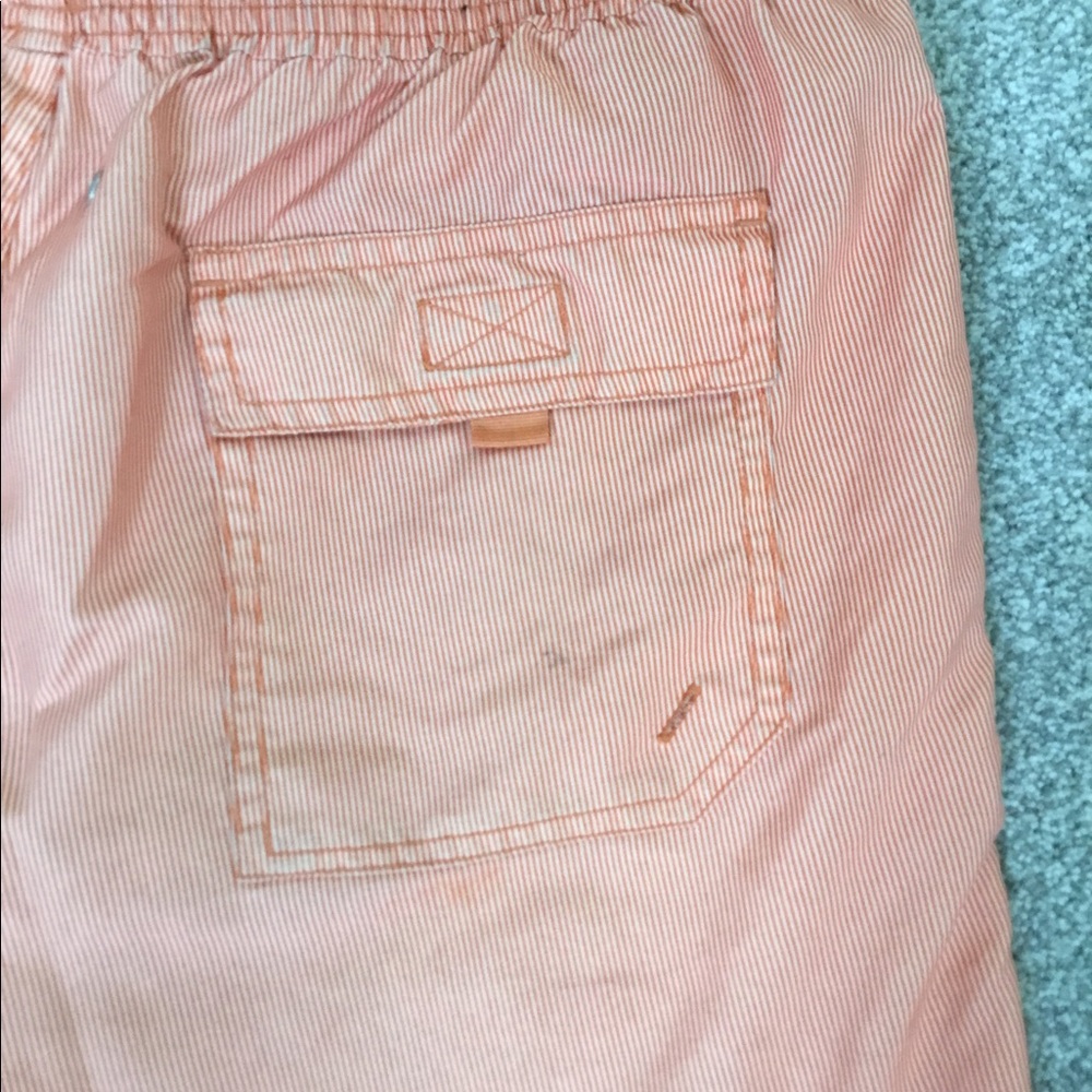 mens orange bathing suit - Picture 3 of 4